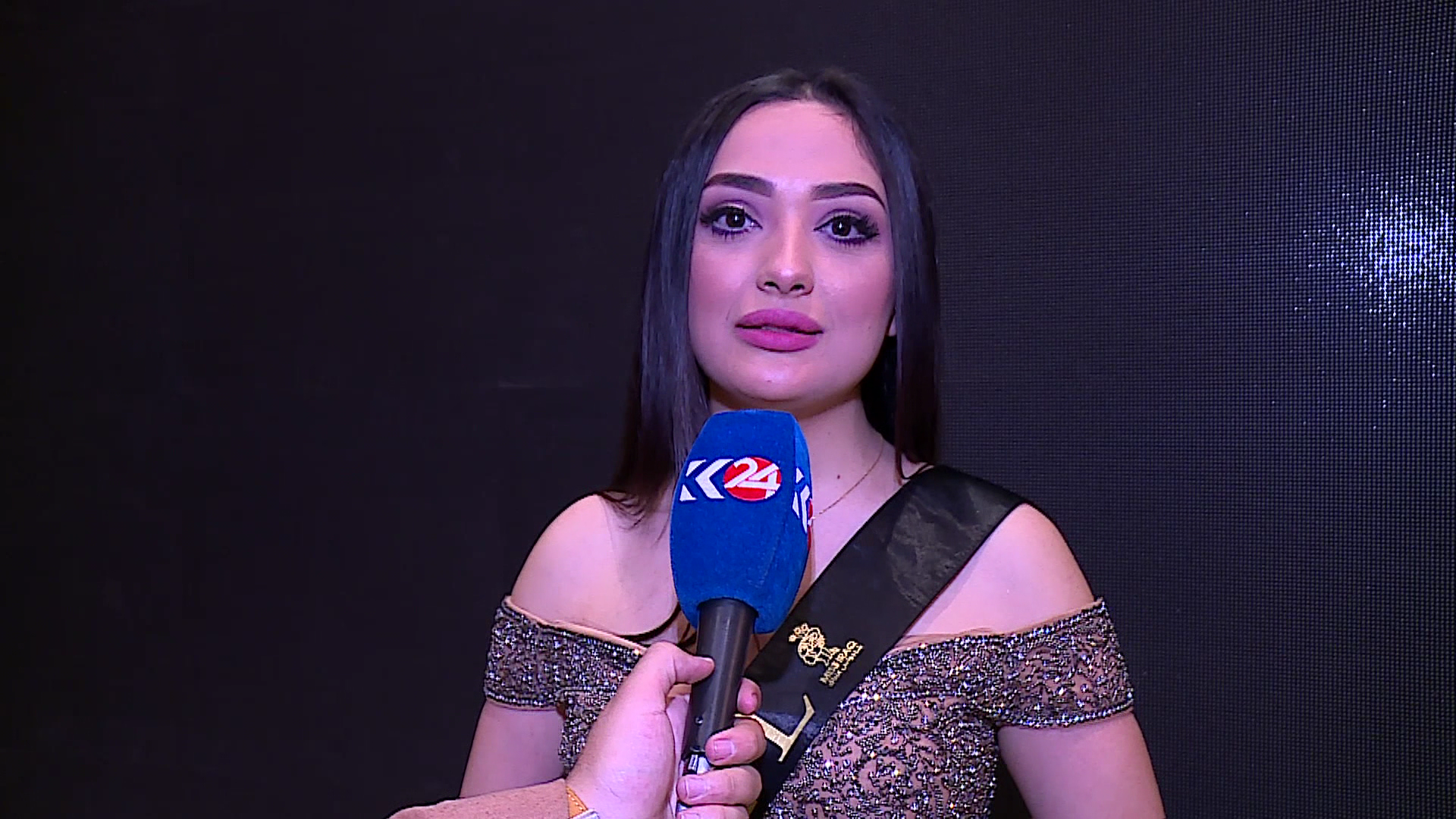 Miss Erbil 2017 Sara Abdulwahid during the Miss Iraq Pageant ceremony in Baghdad, Iraq, May 25, 2017. (Photo: Kurdistan24)